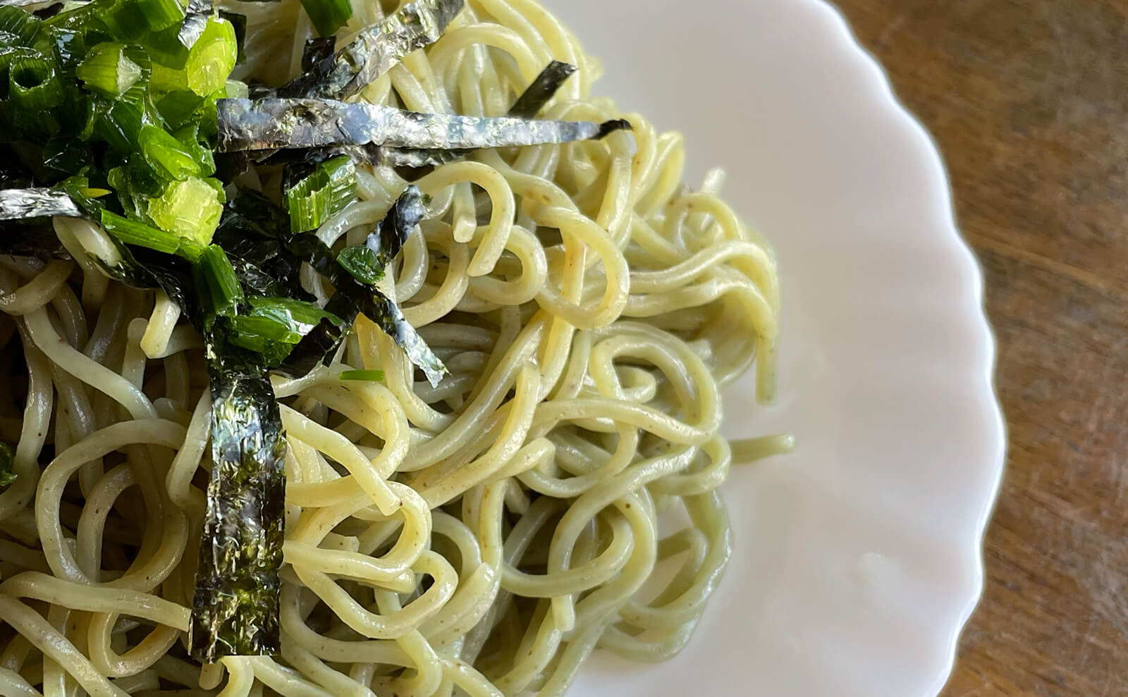 写真：アカモクざるラーメン