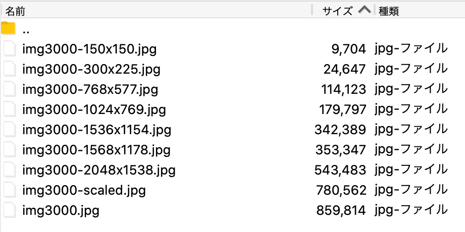 WordPressの画像の自動生成を停止する方法01