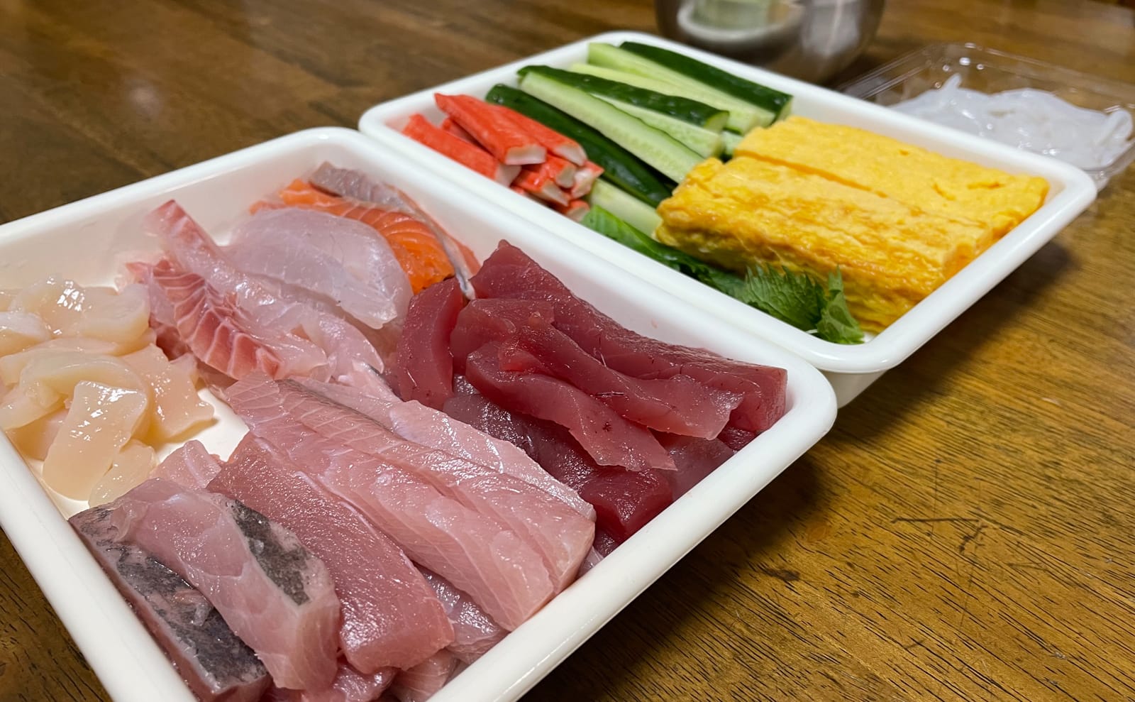 写真：恵方巻の材料