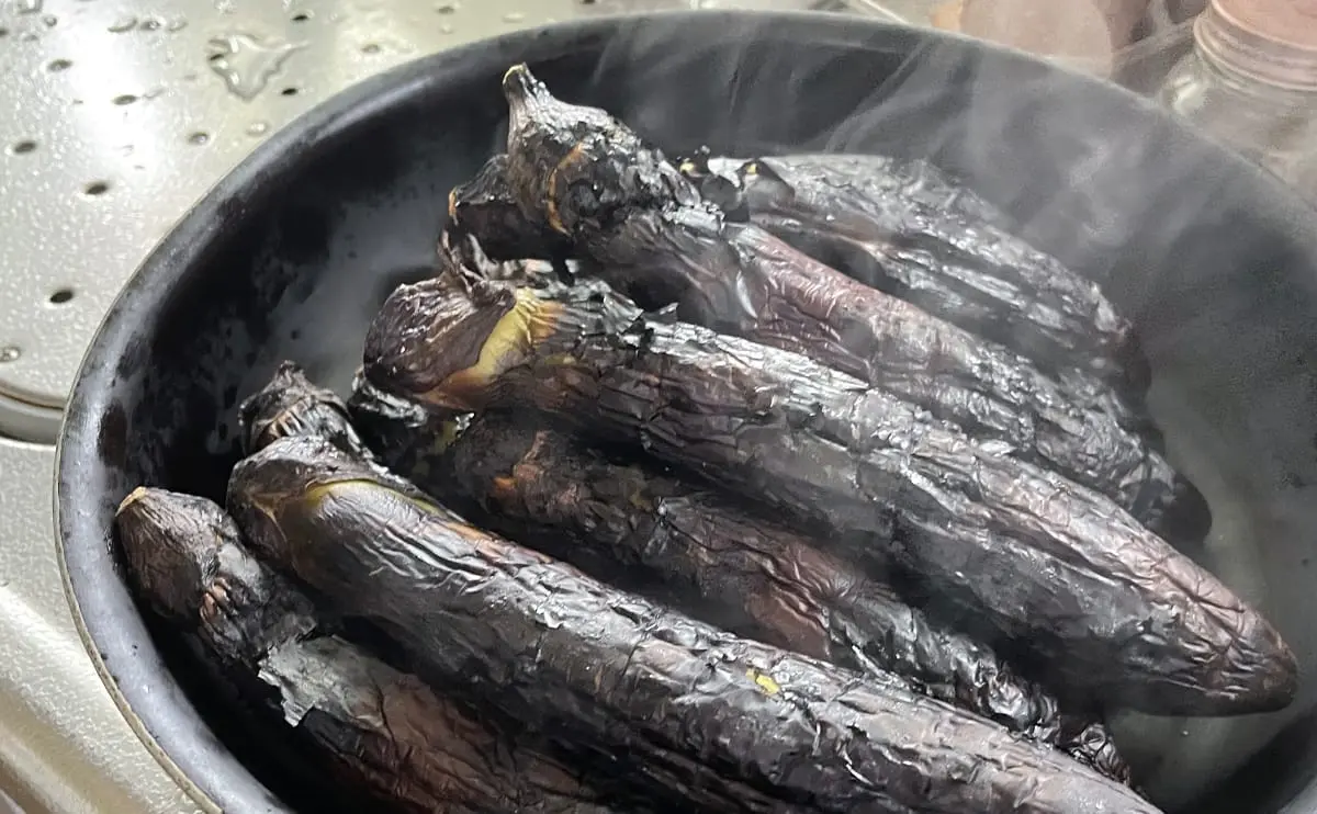 写真：焼きナス