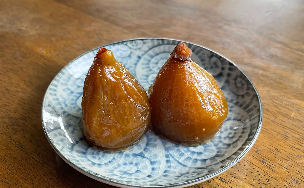写真:イチジクの甘露煮