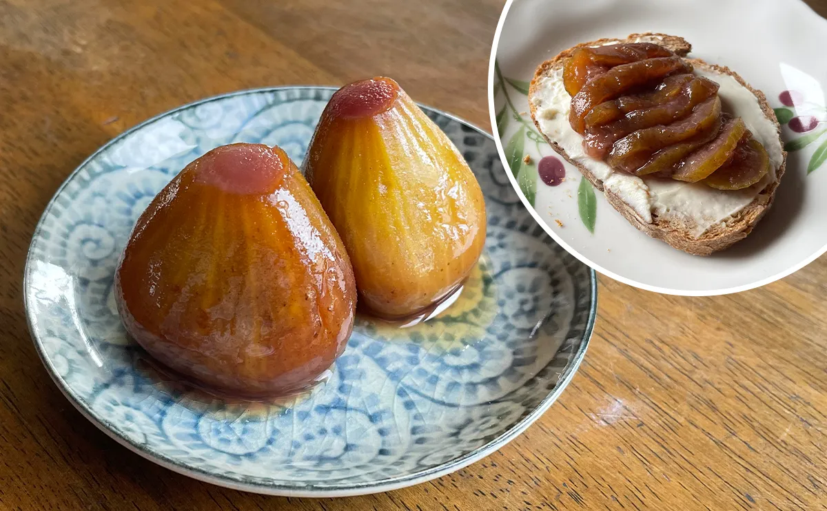 写真:イチジクのスパイスコンポート