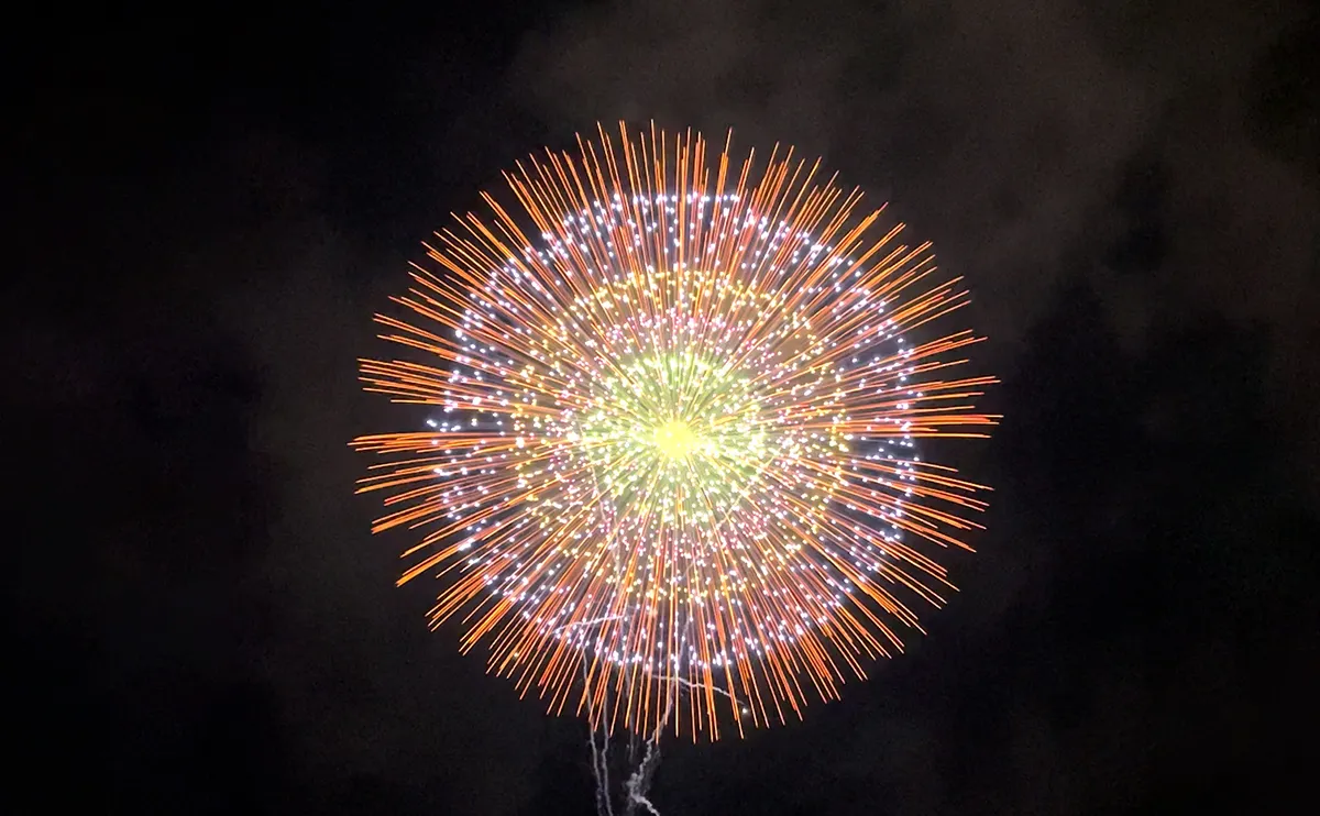写真：大曲の花火