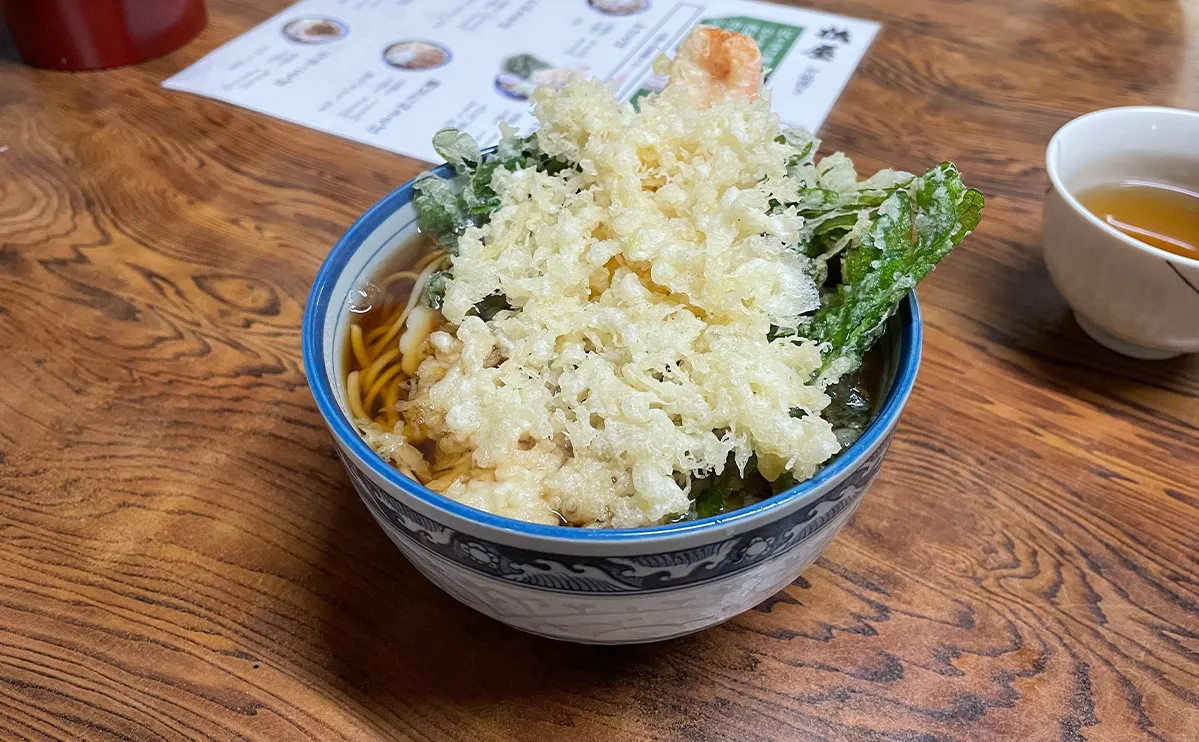 写真：松屋の天ぷらそば