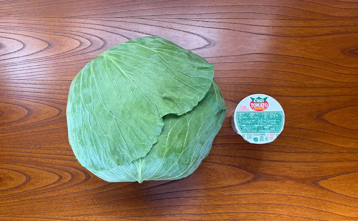 写真:キャベツ(品種・超大球)